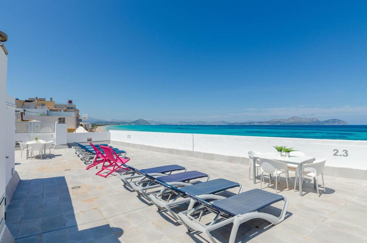 Yourhouse Blau Blue Sea View Apartment 1 2 Can Picafort  Exterior foto